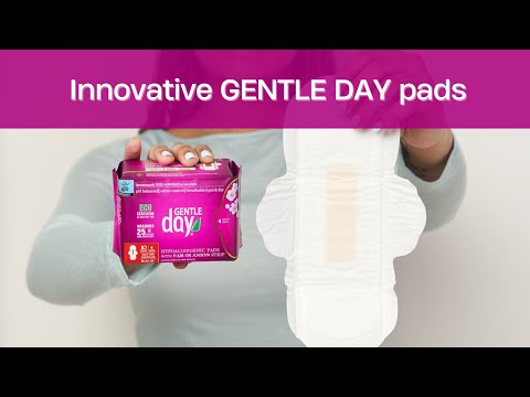 Gentle Day sanitary pads video